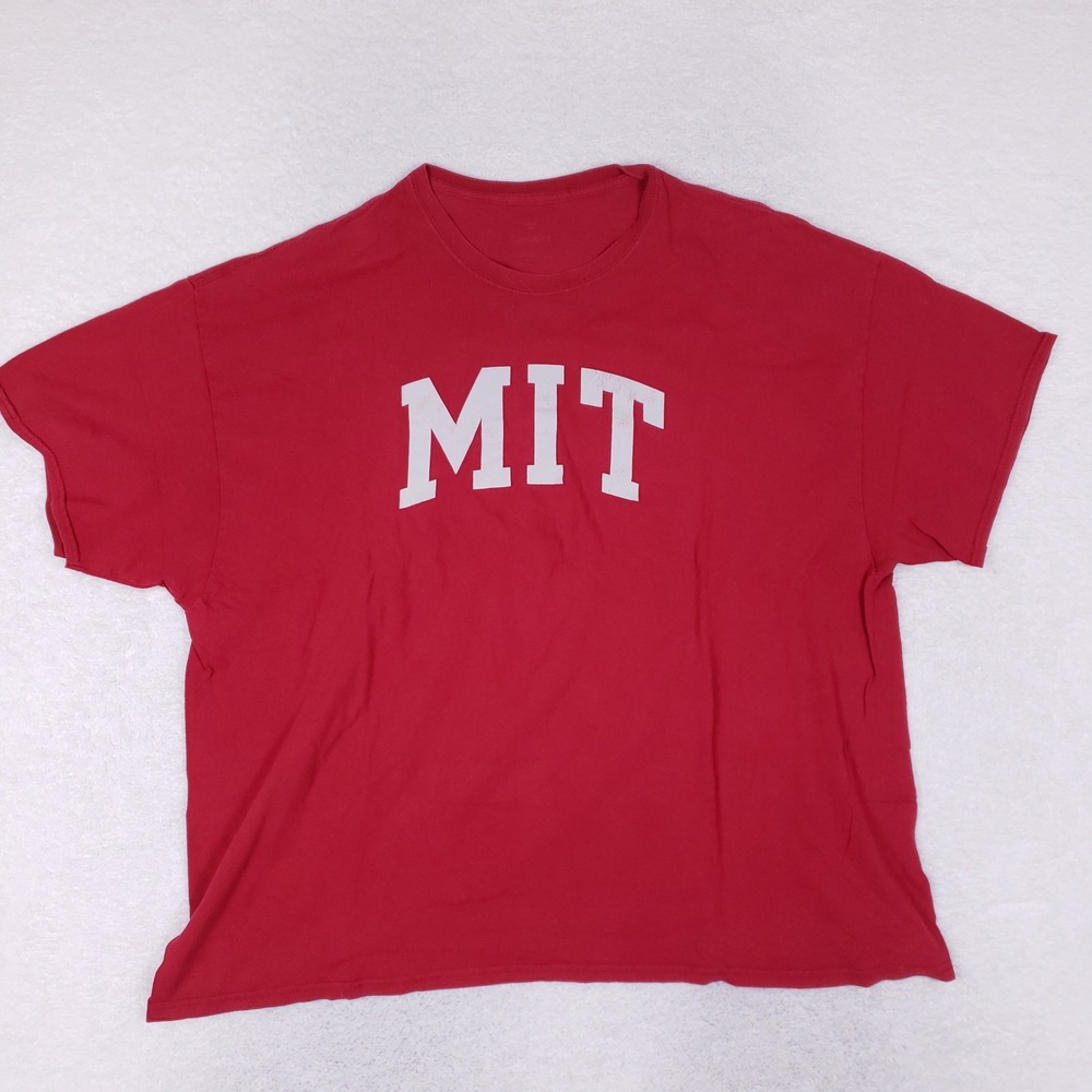 Fanatics MIT T-Shirt Mens XL Red Short Sleeve Collegiate Varsity Academic Tee
